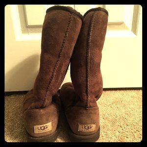 Chocolate brown classic tall Ugg boots